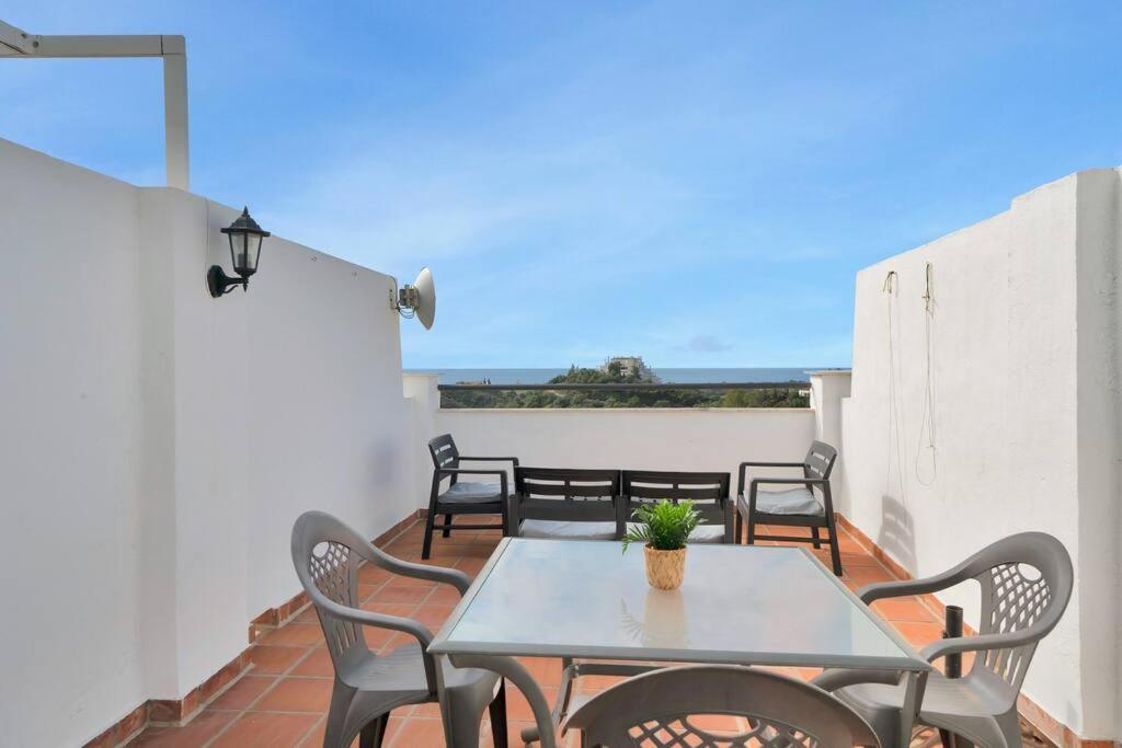 Duplex Con Vistas Al Mar, Piscina Y Gimnasio - Las Abejeras 226 埃斯特波纳 外观 照片